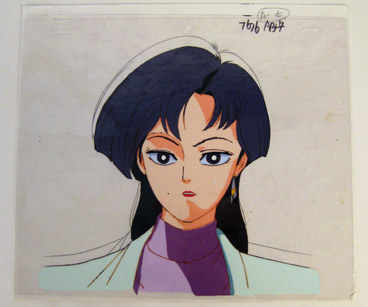 Chronos Woman cel and drawing