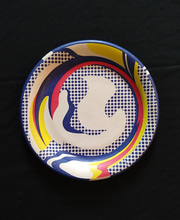 Lichtenstein paper plate