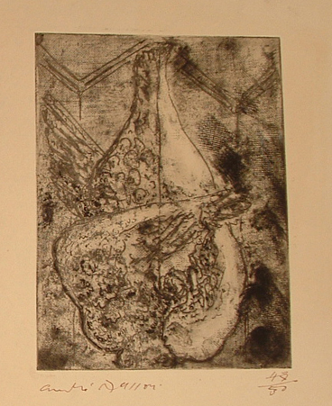Andre Masson etching from Nocturnal Notebook