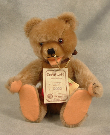 Hermann bear with chain and collar