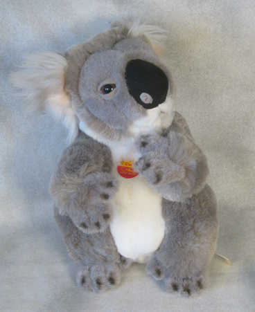 Large gray plush Koala