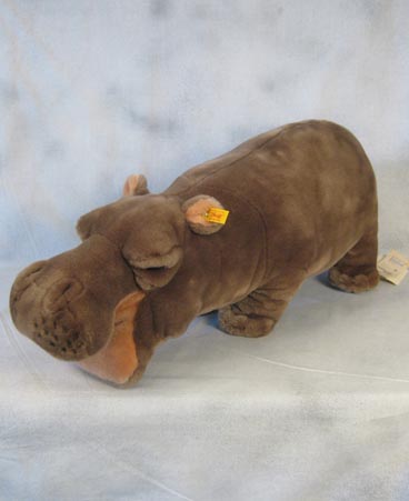 Plush hippopotamus