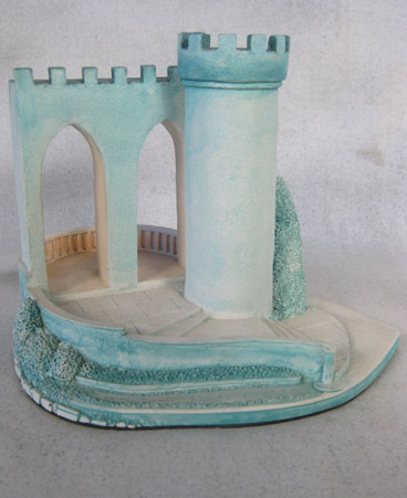 Miniature Cinderella castle exterior