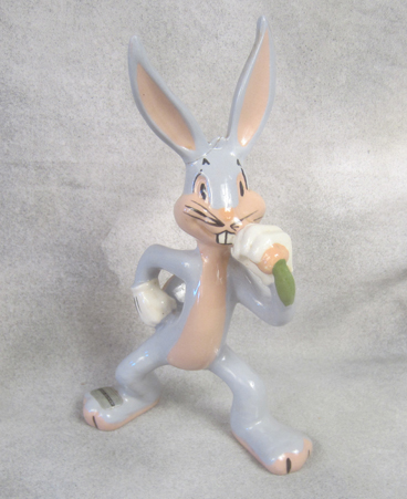 Ceramic Bugs Bunny eating carrot