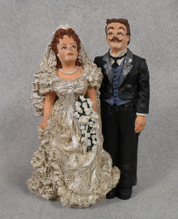 Victorian bride and groom