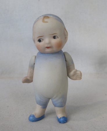 4 inch Nippon Boy in Pale Blue Outfit, Jointed Arms