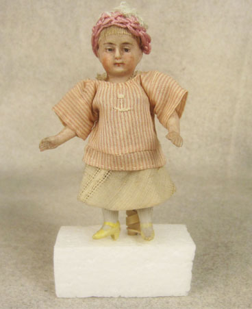 3 inch All-Bisque German Victorian Doll