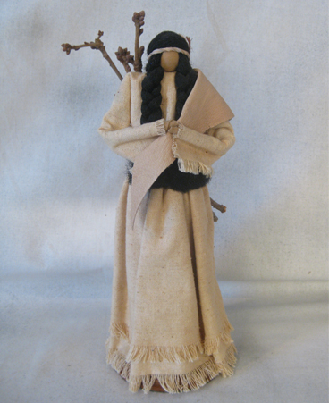 10.5 inch Native Ameican Artist Doll