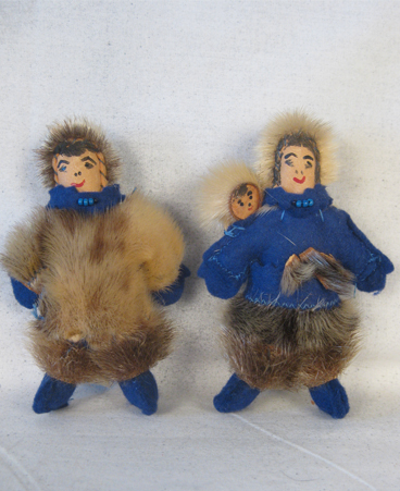 Family of 4 inch dolls