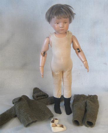 Schoenhut 16 inch jointed wooden doll