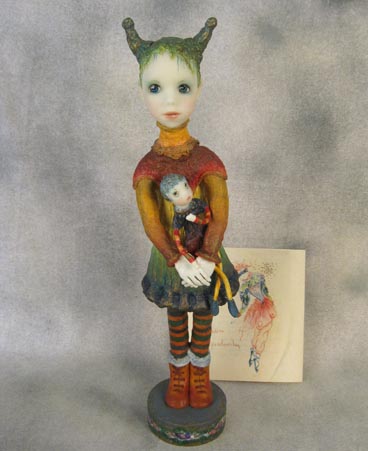 Leepinlausky Girl with Doll