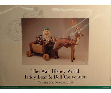 Disney Poster of R. John Wright Dwarf in Cart