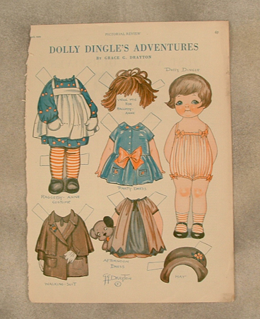 Dolly Dingle's Adventures paper doll