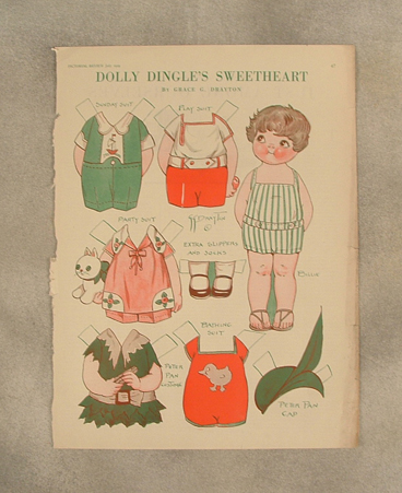 Dolly Dingle's Sweetheart paper doll