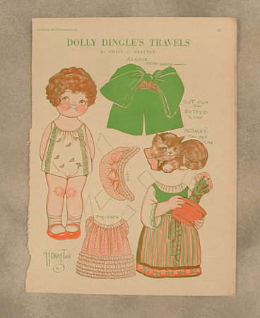 Dolly Dingle's Travels paper doll