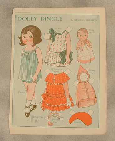 Dolly Dingle's friend Daisy paper doll