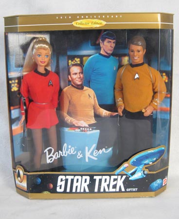 Classic Star Trek Barbie and Ken set