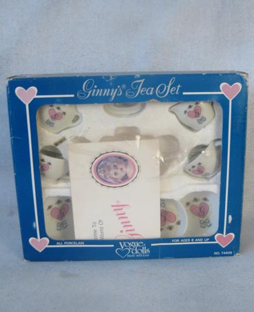 Ginny's tea set in original box'