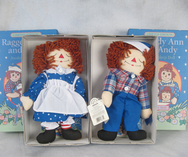 Applause Awake/Asleep Raggedy Ann and Andy, asleep