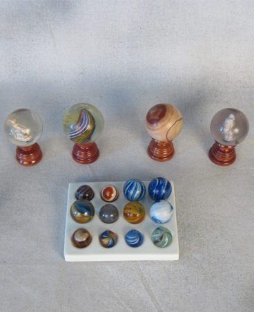 Assorted marbles