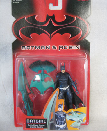 Batman & Robin Batgirl action figure with accessories