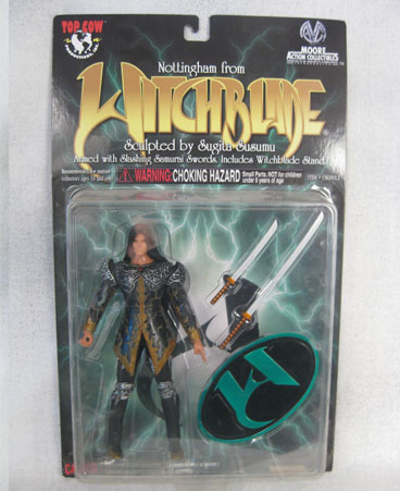 Nottingham from Witchblade action figure with accessories and stand