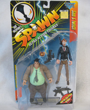 Sam & Twitch action figures with accessories