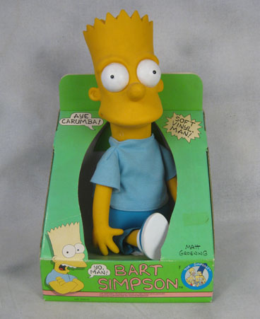 Large vinyl Bart doll in box