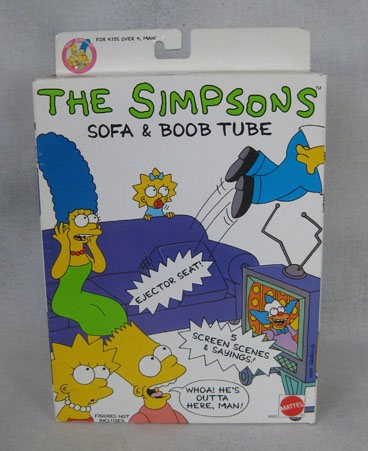 Sofa and Boob Tube playset, mint in box