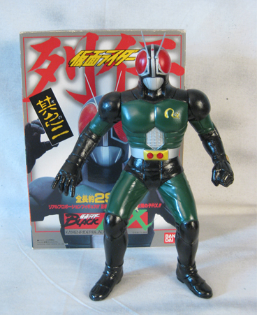 1992 Kamen Rider Black RX vinyl figure with original box