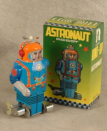 5.5 inch tin astronaut robot