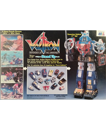 Voltron 3-D puzzle