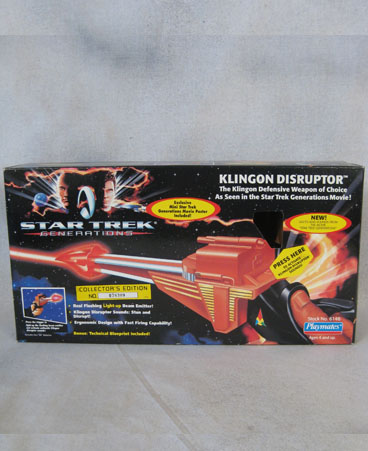 Klingon Disruptor with lights and sound in original box